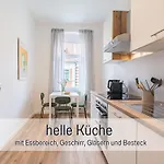 Apartment Benville - Fuer Kurztrip & Business - Waschmaschine - Wlan - Mikrowelle & Nespresso - Supermarkt 3min - Porzellanmanufaktur 10min