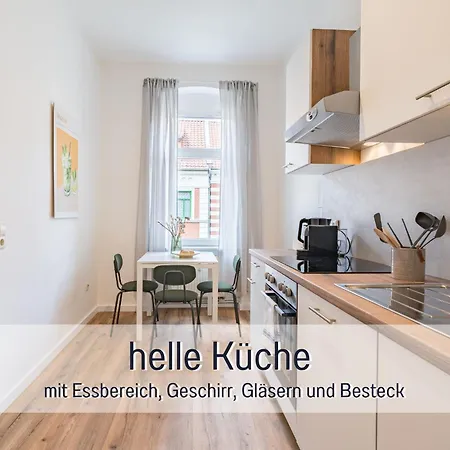 Appartamento Benville - Fuer Kurztrip & Business - Waschmaschine - Wlan - Mikrowelle & Nespresso - Supermarkt 3min - Porzellanmanufaktur 10min