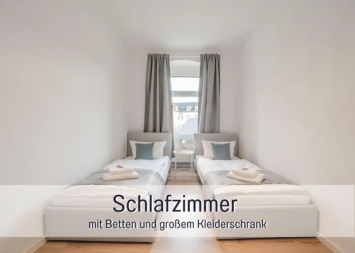 Benville Bv05 - Fuer Kurztrip & Business - Stellbare Einzelbetten - Waschmaschine - Wlan - Mikrowelle & Nespresso - Bahnhof 2min - Supermarkt 3min - Porzellanmanufaktur 10min