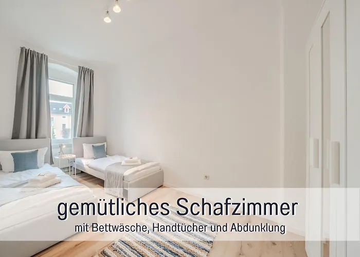 Benville Bv05 - Fuer Kurztrip & Business - Stellbare Einzelbetten - Waschmaschine - Wlan - Mikrowelle & Nespresso - Bahnhof 2min - Supermarkt 3min - Porzellanmanufaktur 10min *