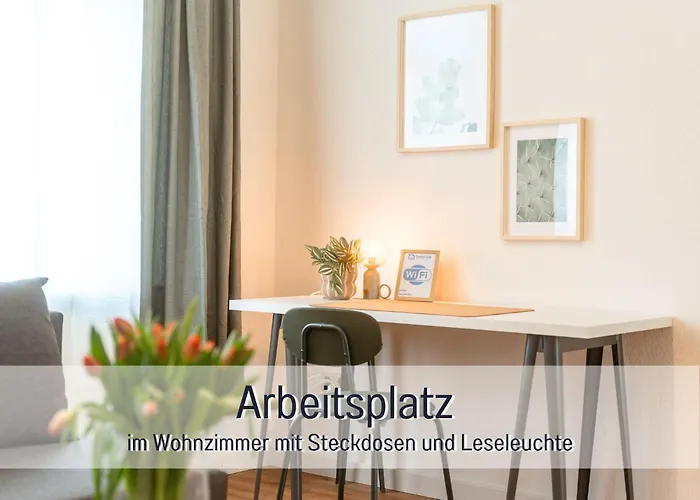 Benville Bv05 - Fuer Kurztrip & Business - Stellbare Einzelbetten - Waschmaschine - Wlan - Mikrowelle & Nespresso - Bahnhof 2min - Supermarkt 3min - Porzellanmanufaktur 10min Appartement *