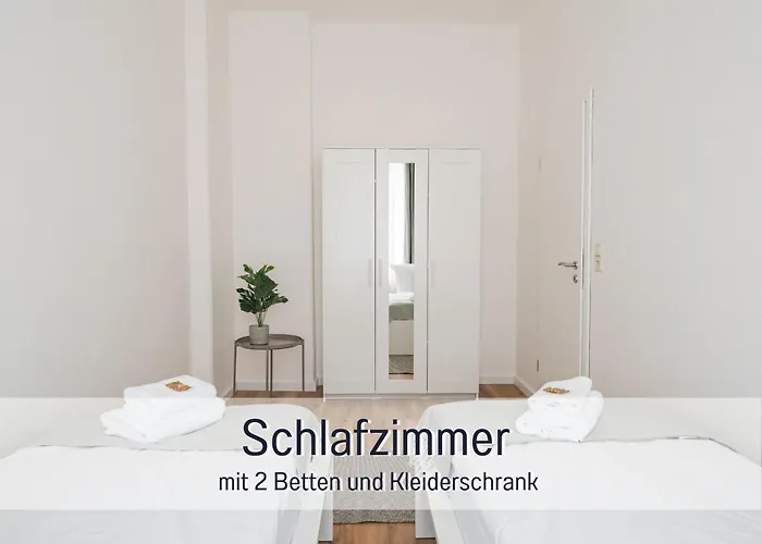 Benville Bv05 - Fuer Kurztrip & Business - Stellbare Einzelbetten - Waschmaschine - Wlan - Mikrowelle & Nespresso - Bahnhof 2min - Supermarkt 3min - Porzellanmanufaktur 10min *